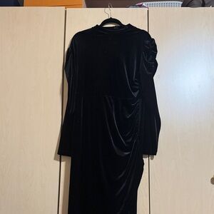 Fashion Nova Black Long Sleeve Dress